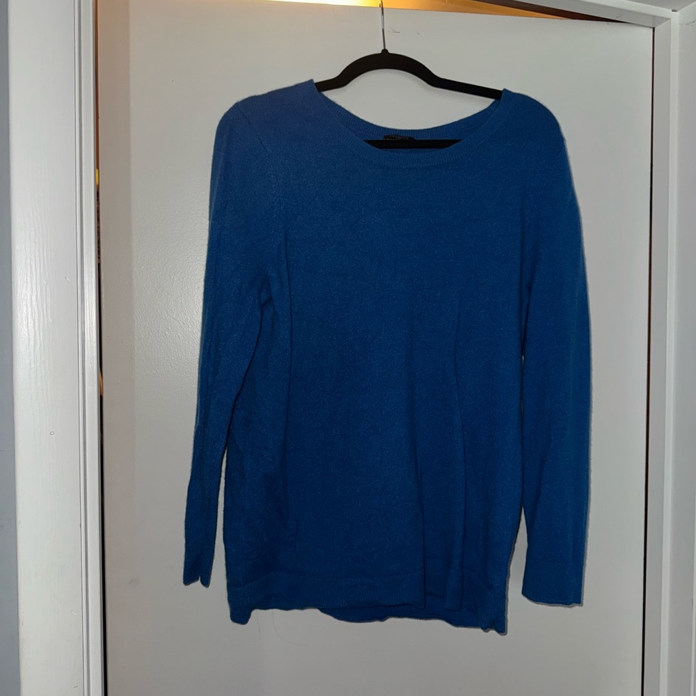 Talbots Vibrant Blue Cashmere Sweater